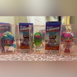 XOX Kweenie Collectible Figures • Set of 3 • Bubble Bath, Pickle & Candy Kween